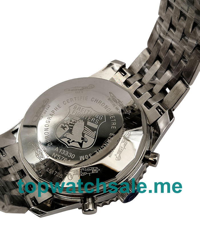UK Best 1:1 43.5MM Breitling Navitimer A13324 Replica Watches With Blue Dials For Men