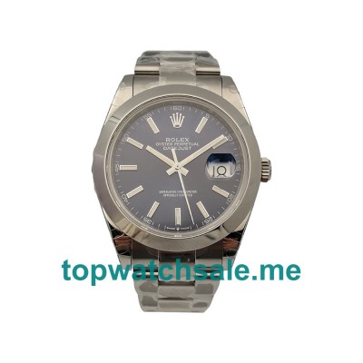 UK Top Quality Rolex Datejust 126300 Fake Watches With Blue Dials For Sale