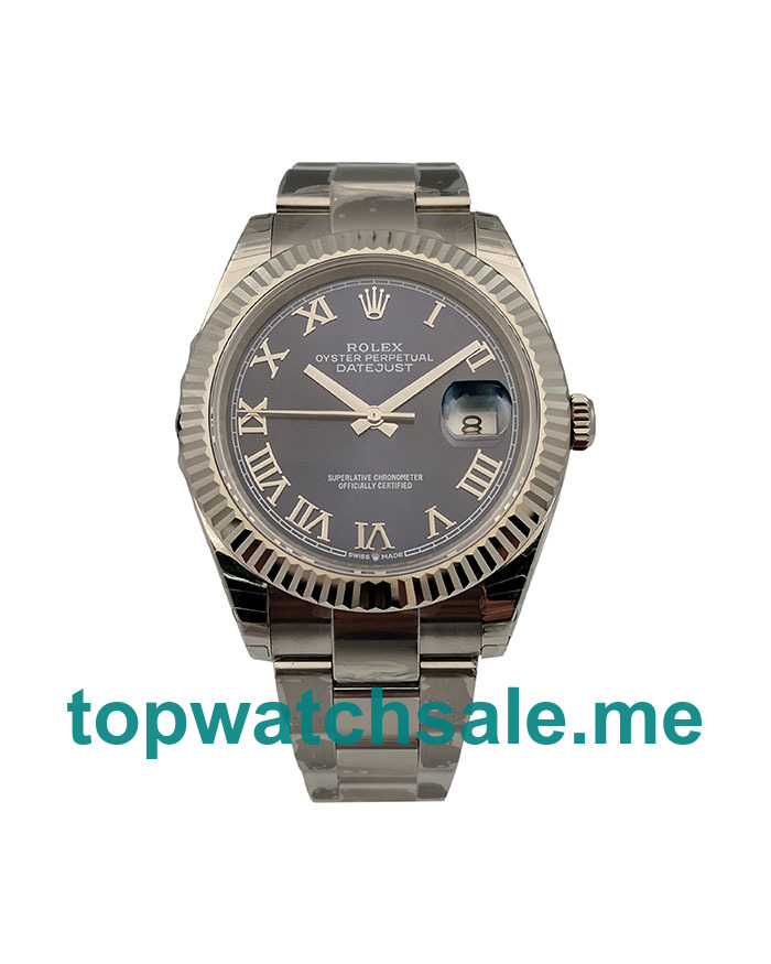 UK Swiss Made Rolex Datejust 126334 Fake Watches With Blue Dials For Sale