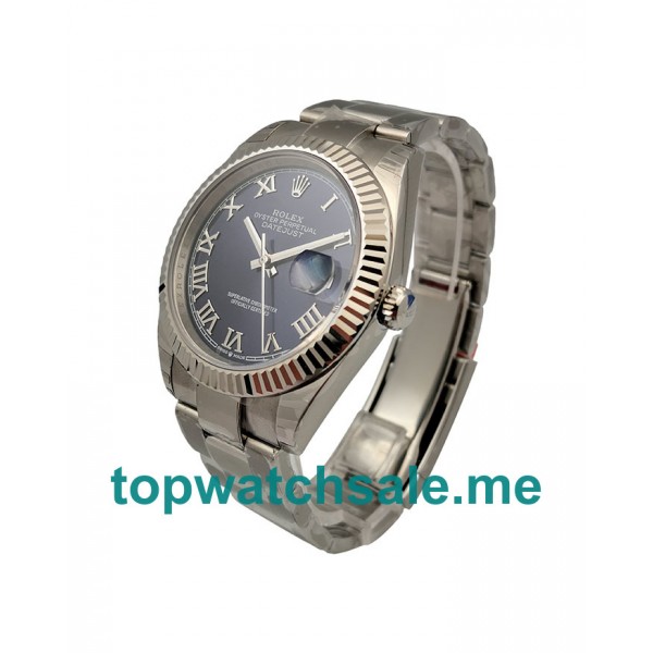 UK Swiss Made Rolex Datejust 126334 Fake Watches With Blue Dials For Sale