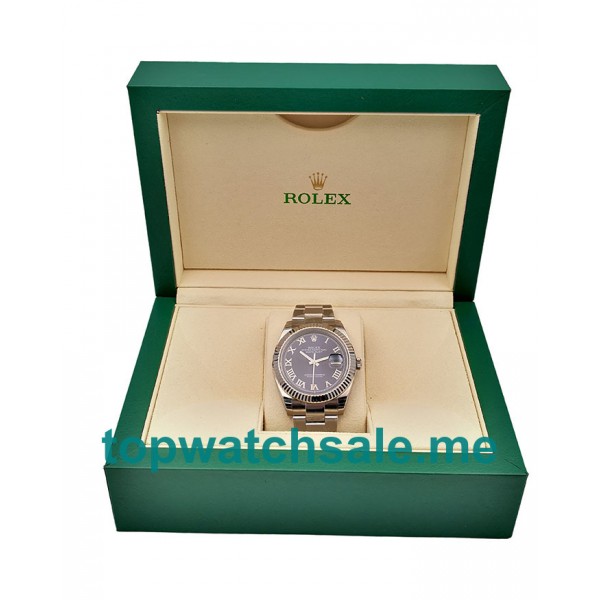 UK Swiss Made Rolex Datejust 126334 Fake Watches With Blue Dials For Sale