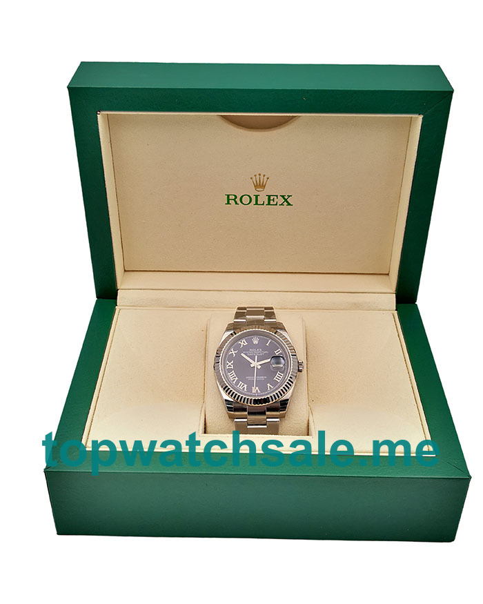 UK Swiss Made Rolex Datejust 126334 Fake Watches With Blue Dials For Sale