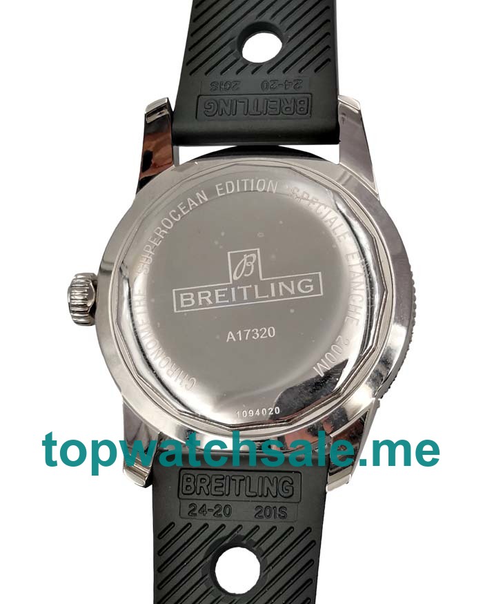 UK Best Quality Breitling Superocean Heritage A17321 Fake Watches With Black Dials For Men