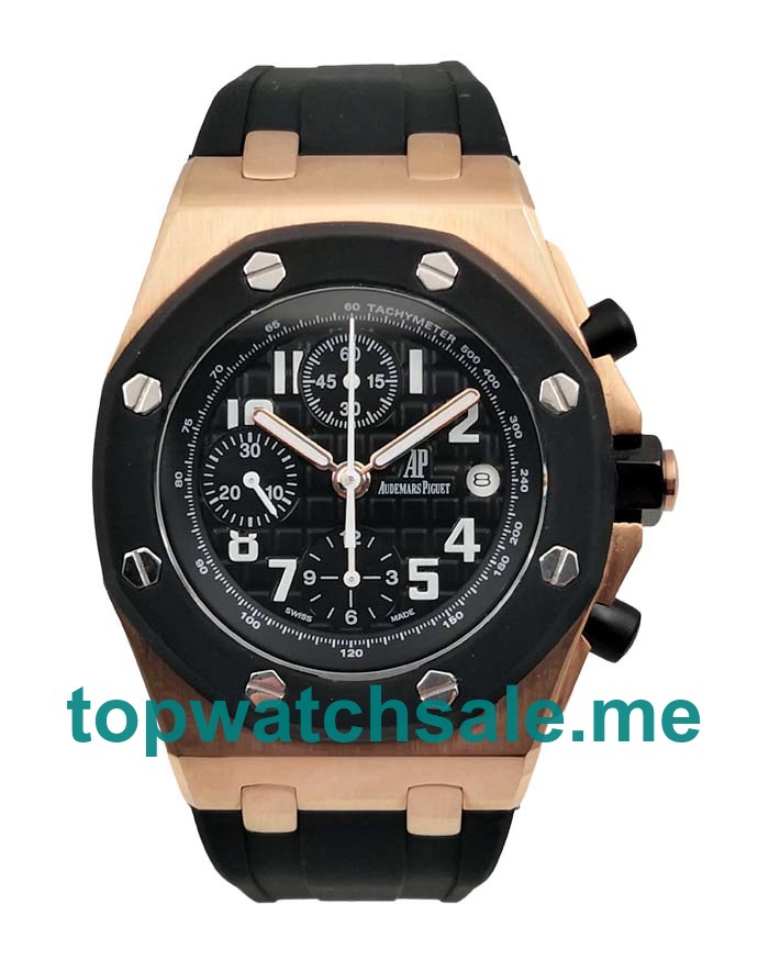UK Best 1:1 42MM Audemars Piguet Royal Oak Offshore 25940OK.OO.D002CA.01 Replica Watches With Black Dials For Men