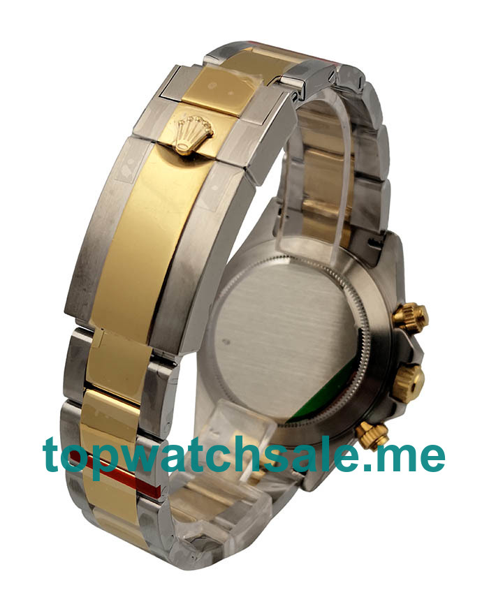 UK Swiss Movement 40 MM Rolex Daytona 116503 Fake Watches With Black Dials For Men