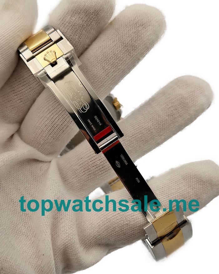 UK Swiss Movement 40 MM Rolex Daytona 116503 Fake Watches With Black Dials For Men