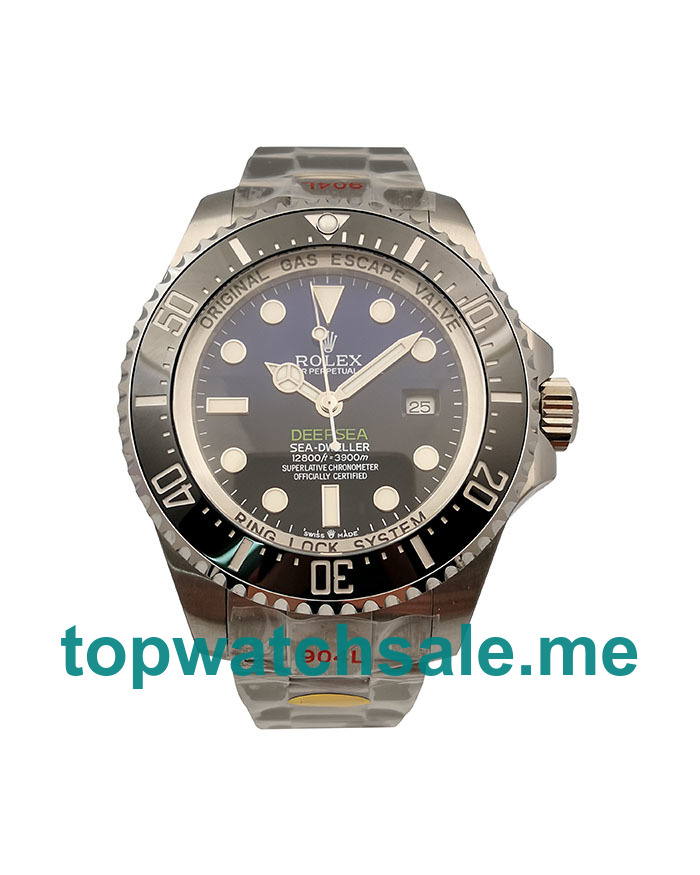 UK Swiss Made Rolex Sea-Dweller Deepsea 126660 Replica Watches With Blue & Black Dials For Sale