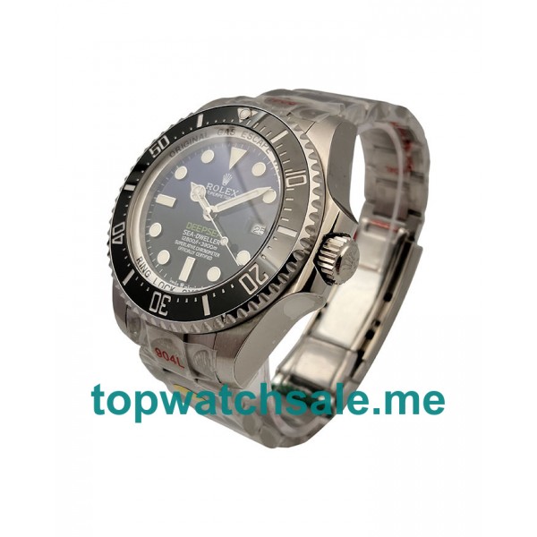 UK Swiss Made Rolex Sea-Dweller Deepsea 126660 Replica Watches With Blue & Black Dials For Sale