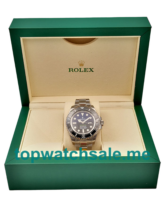 UK Swiss Made Rolex Sea-Dweller Deepsea 126660 Replica Watches With Blue & Black Dials For Sale