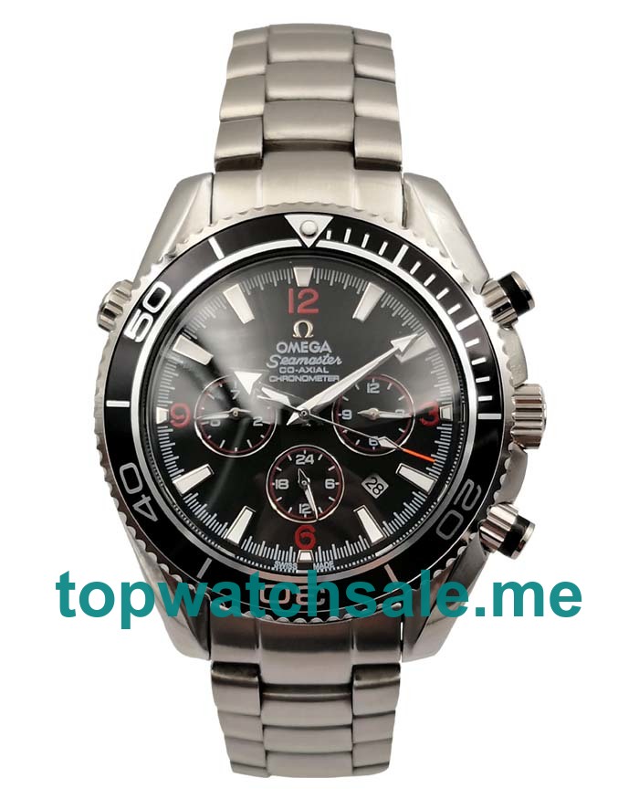 UK Best Quality Omega Seamaster Planet Ocean 2210.51.00 Fake Watches With Black Dials For Men