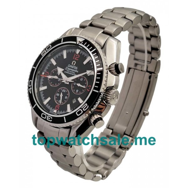 UK Best Quality Omega Seamaster Planet Ocean 2210.51.00 Fake Watches With Black Dials For Men