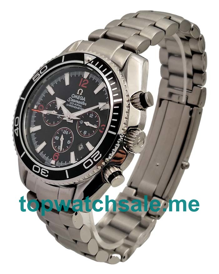 UK Best Quality Omega Seamaster Planet Ocean 2210.51.00 Fake Watches With Black Dials For Men