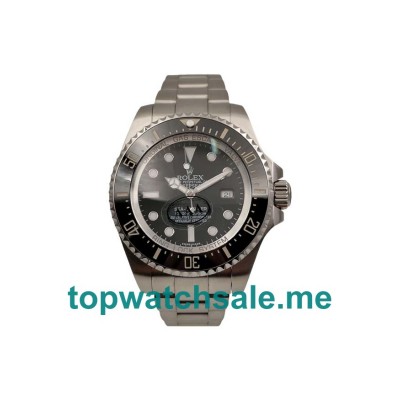 UK Top Quality Rolex Sea-Dweller Deepsea 116660 Fake Watches With Black Dials For Men