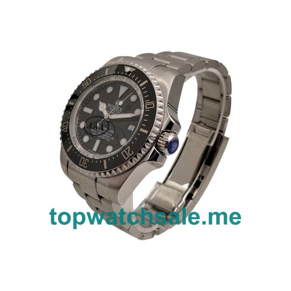 UK Top Quality Rolex Sea-Dweller Deepsea 116660 Fake Watches With Black Dials For Men