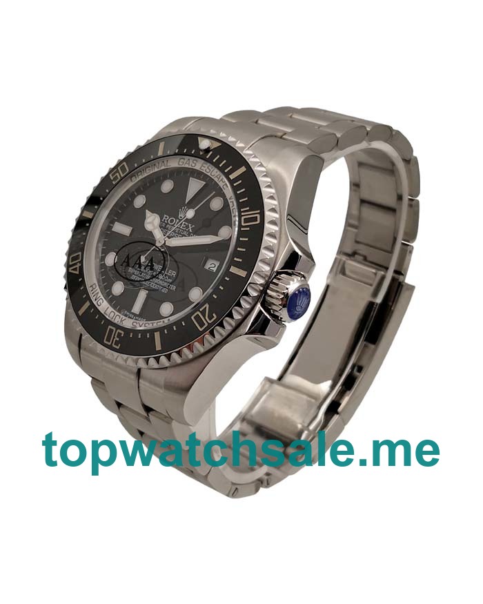 UK Top Quality Rolex Sea-Dweller Deepsea 116660 Fake Watches With Black Dials For Men