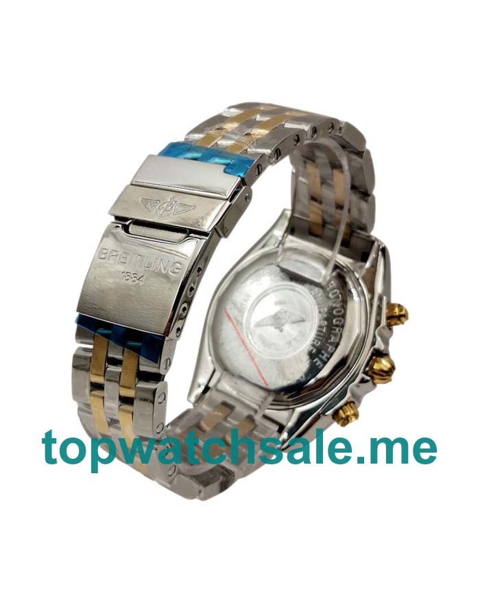 UK Best 1:1 Breitling Chronomat Evolution B13356 Fake Watches With Blue Dials For Men