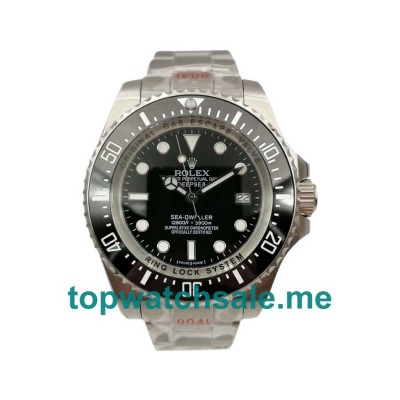 UK Swiss Movement Rolex Sea-Dweller Deepsea 116660 Replica Watches With Black Dials For Men