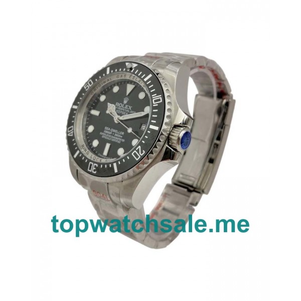 UK Swiss Movement Rolex Sea-Dweller Deepsea 116660 Replica Watches With Black Dials For Men