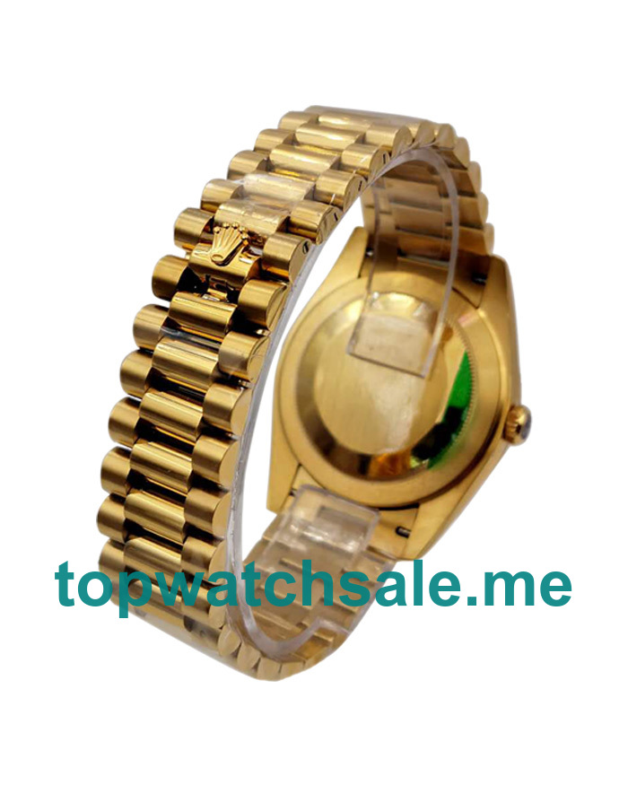 UK High Quality Replica Rolex Day-Date II 218238 41MM KW Yellow Gold Champagne Dial Swiss 3255