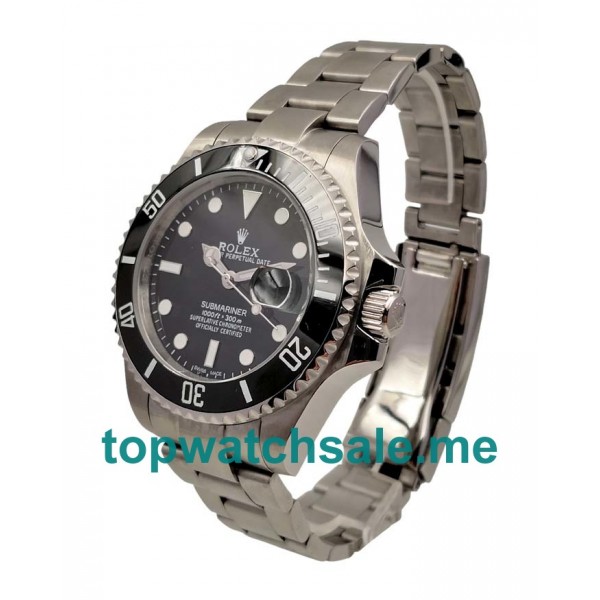 UK Best 1:1 Rolex Submariner 116610 LN Replica Watches With Black Dials For Sale