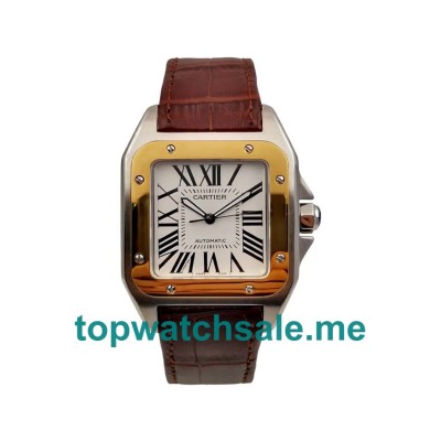 Cartier Replica Santos 100 W20107X7 - 39 x 39 MM