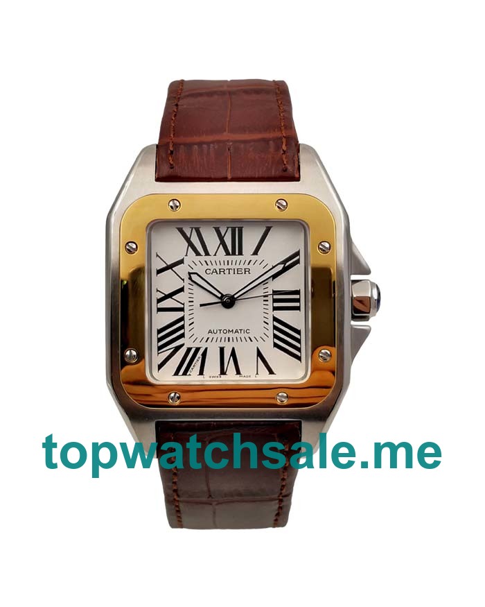 Cartier Replica Santos 100 W20107X7 - 39 x 39 MM