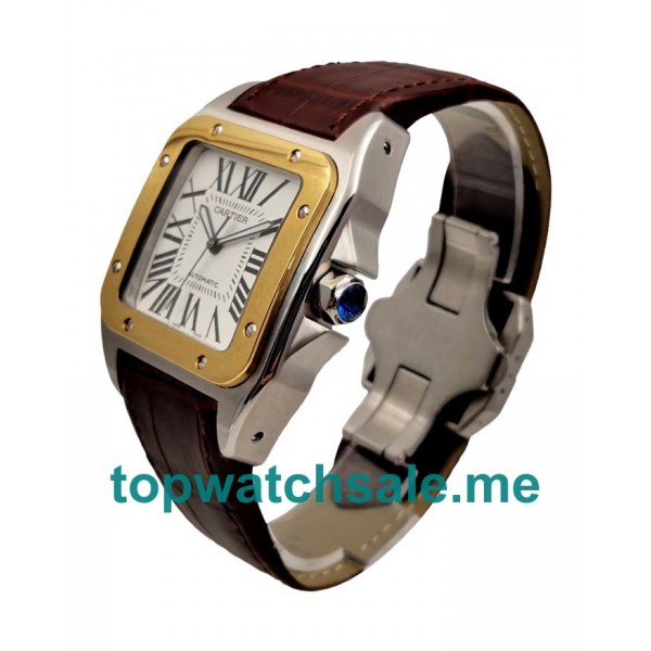 Cartier Replica Santos 100 W20107X7 - 39 x 39 MM