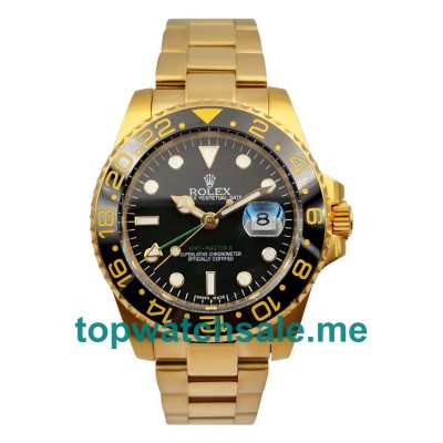 UK Swiss Made Rolex GMT-Master II 116718 LN Replica Watches With Black Dials For Sale
