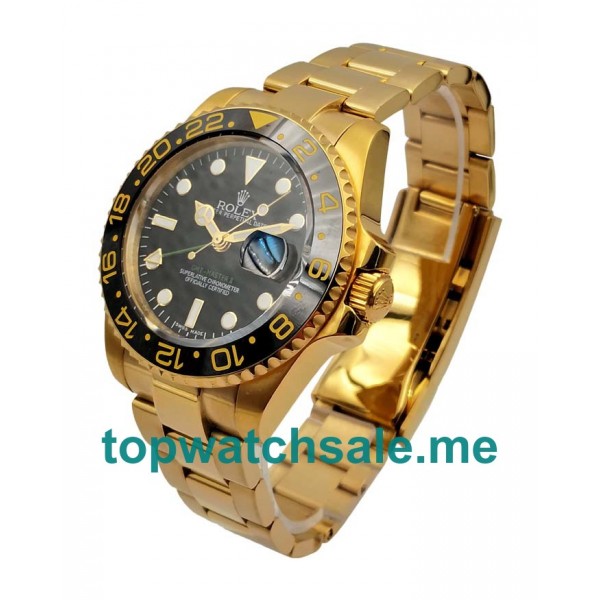 UK Swiss Made Rolex GMT-Master II 116718 LN Replica Watches With Black Dials For Sale