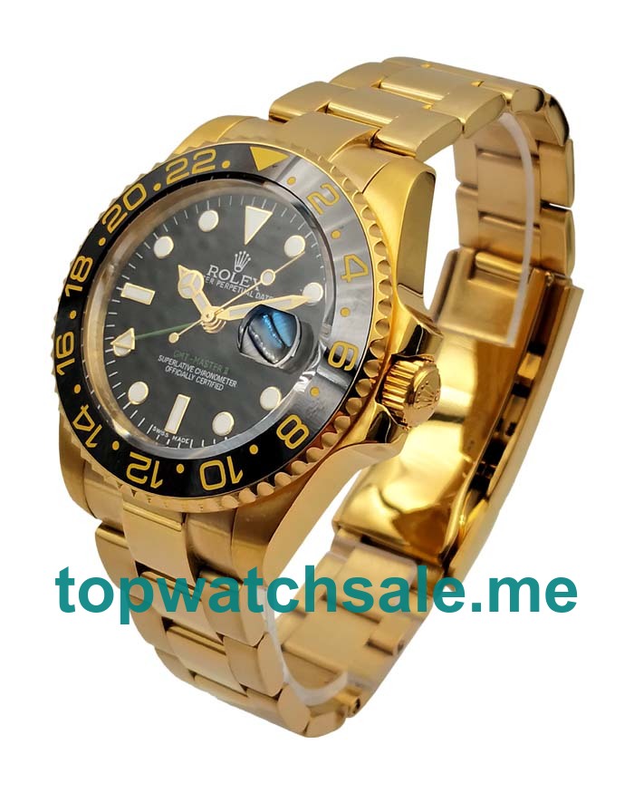 UK Swiss Made Rolex GMT-Master II 116718 LN Replica Watches With Black Dials For Sale