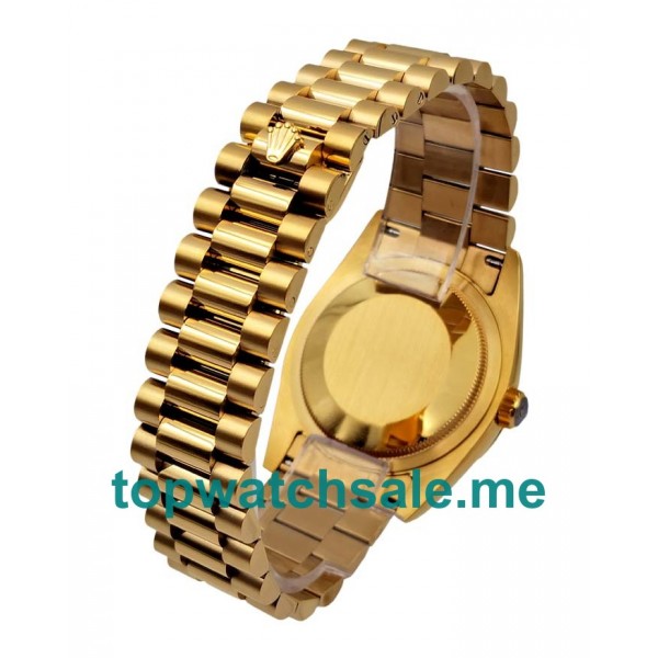 UK Best 1:1 36MM Rolex Day-Date 118348 Replica Watches With Green Dials For Men