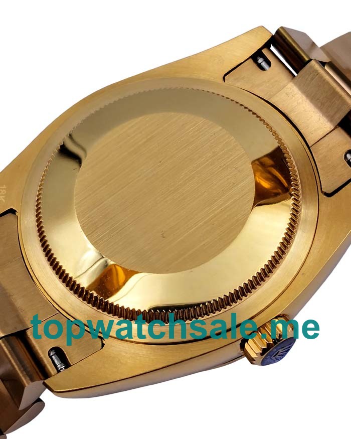 UK Best 1:1 36MM Rolex Day-Date 118348 Replica Watches With Green Dials For Men