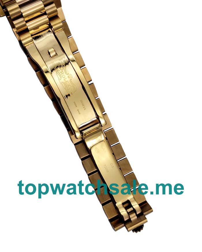 UK Best 1:1 36MM Rolex Day-Date 118348 Replica Watches With Green Dials For Men