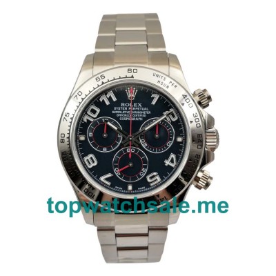 UK AAA Quality Rolex Daytona 116509 Replica Watches With Blue Dials For Sale