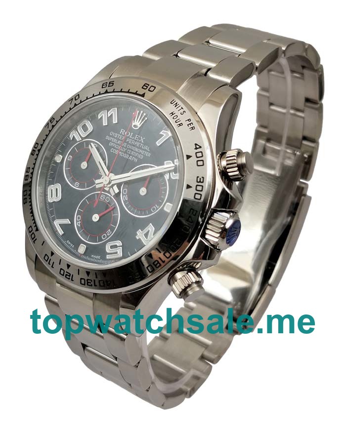 UK AAA Quality Rolex Daytona 116509 Replica Watches With Blue Dials For Sale