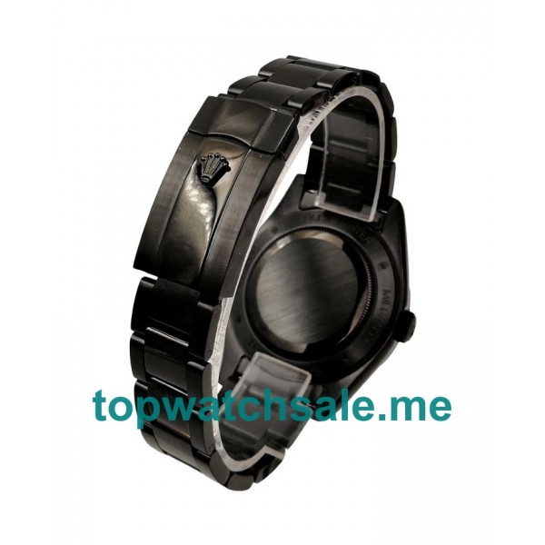 UK Perfect Replica Rolex Milgauss 116400 GV Watches With Black Dials For Men