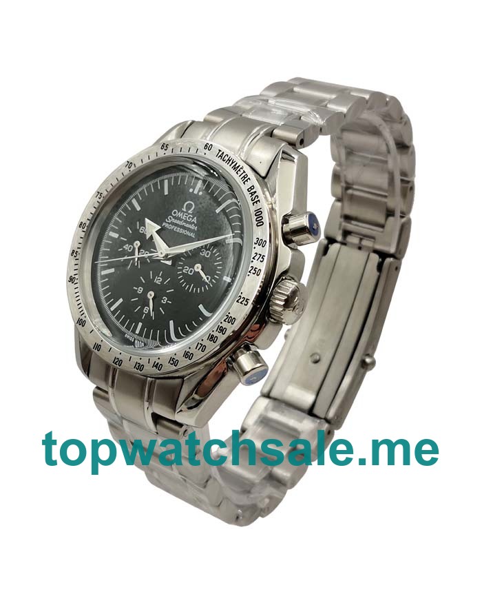 UK 42 MM Best 1:1 Replica Omega Speedmaster Moonwatch 3594.50.00 Fake Watches With Black Dials For Men