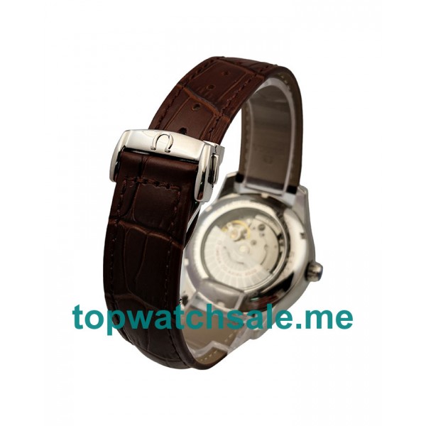 UK Best Quality Omega De Ville 431.33.41.22.02.001 Replica Watches With Silver Dials For Sale