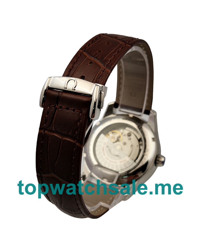 UK Best Quality Omega De Ville 431.33.41.22.02.001 Replica Watches With Silver Dials For Sale