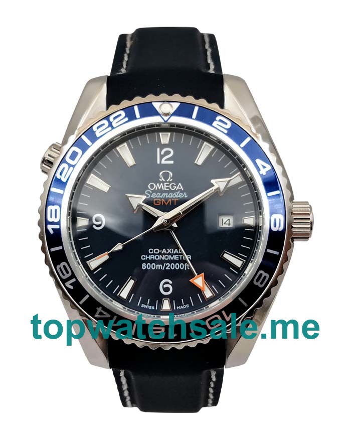 UK Best 1:1 Fake Omega Seamaster Planet Ocean 232.92.44.22.03.001 With Blue Dials For Men