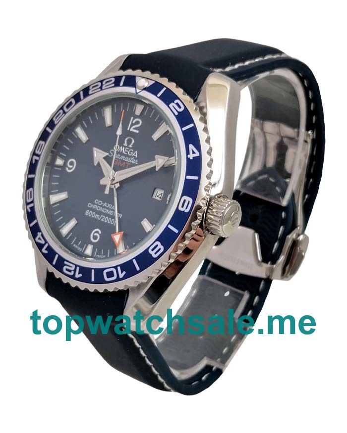 UK Best 1:1 Fake Omega Seamaster Planet Ocean 232.92.44.22.03.001 With Blue Dials For Men