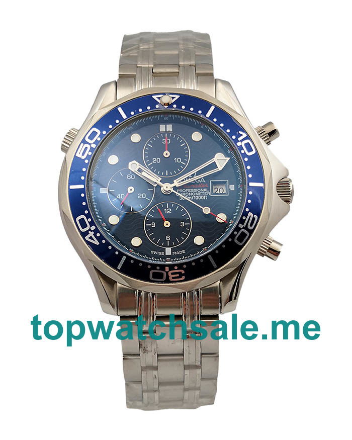 UK Top Quality Omega Seamaster Chrono Diver 2225.80.00 Fake Watches With Steel Cases Online
