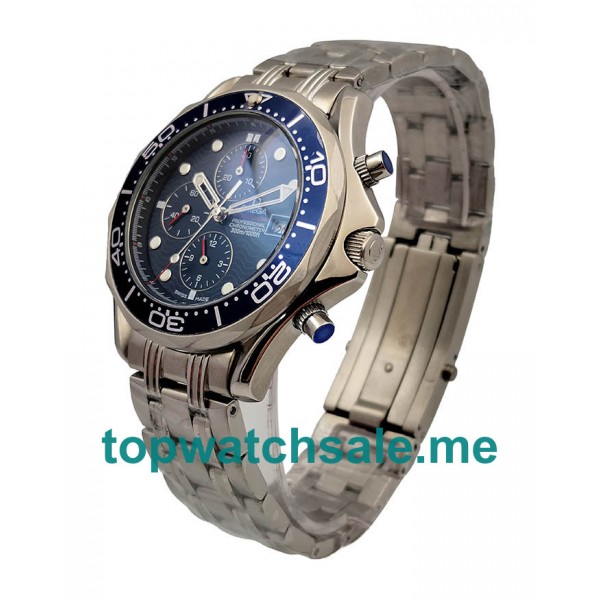 UK Top Quality Omega Seamaster Chrono Diver 2225.80.00 Fake Watches With Steel Cases Online