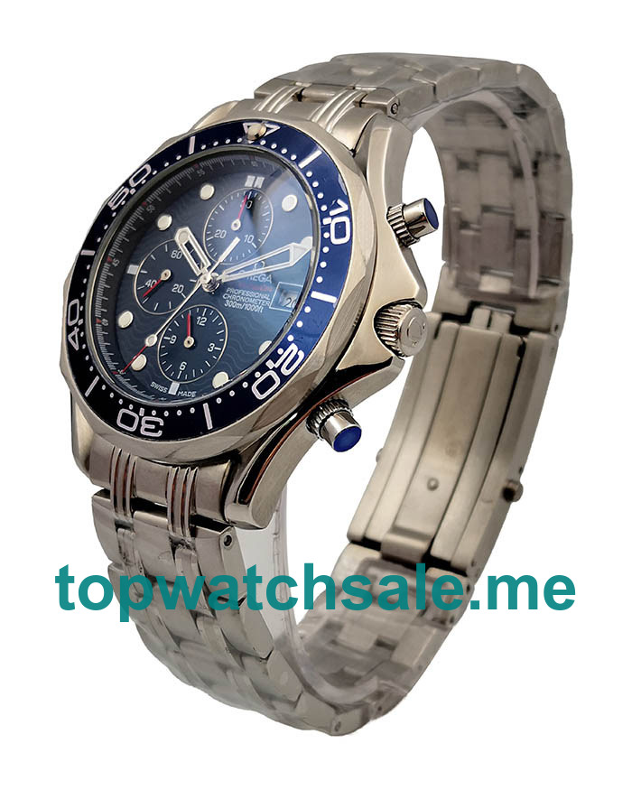 UK Top Quality Omega Seamaster Chrono Diver 2225.80.00 Fake Watches With Steel Cases Online