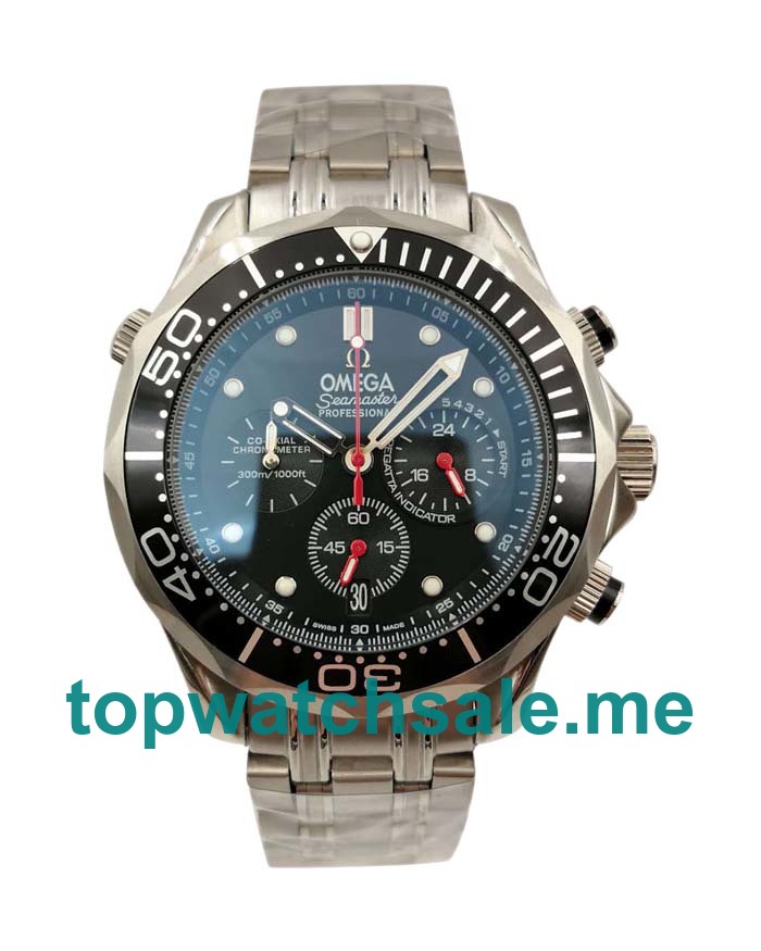 UK Best Quality Omega Seamaster 300 M 212.30.42.50.01.001 Replica Watches With Black Dials For Sale