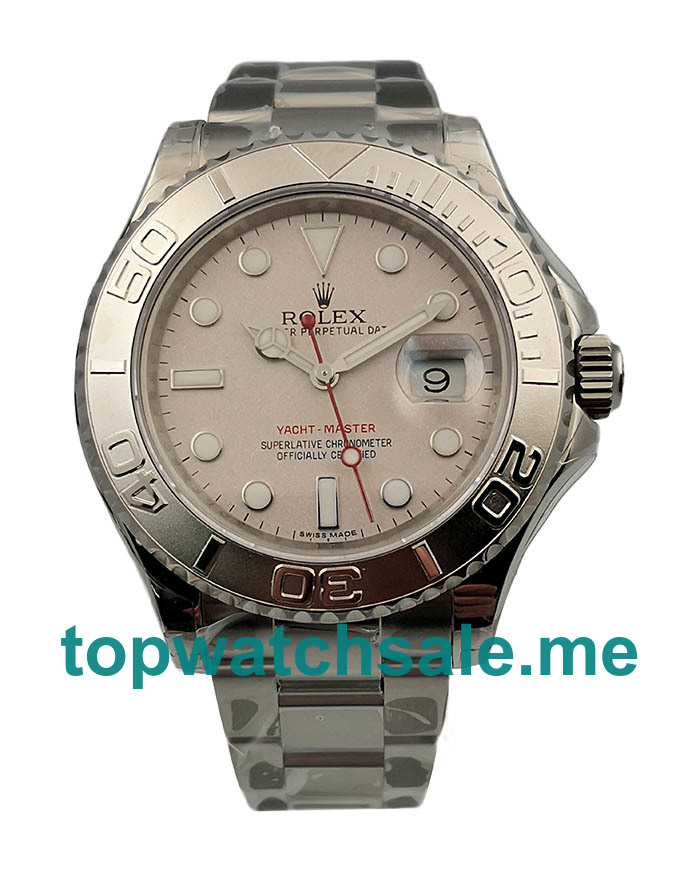 Swiss Made Rolex Yacht-Master 116622 Fake Watches With Silver Dials For Men