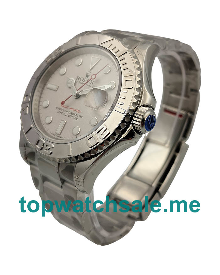 Swiss Made Rolex Yacht-Master 116622 Fake Watches With Silver Dials For Men