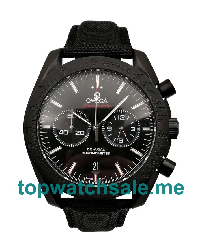 UK Best Quality Omega Speedmaster 311.92.44.51.01.003 Replica Watches With Black Dials For Men