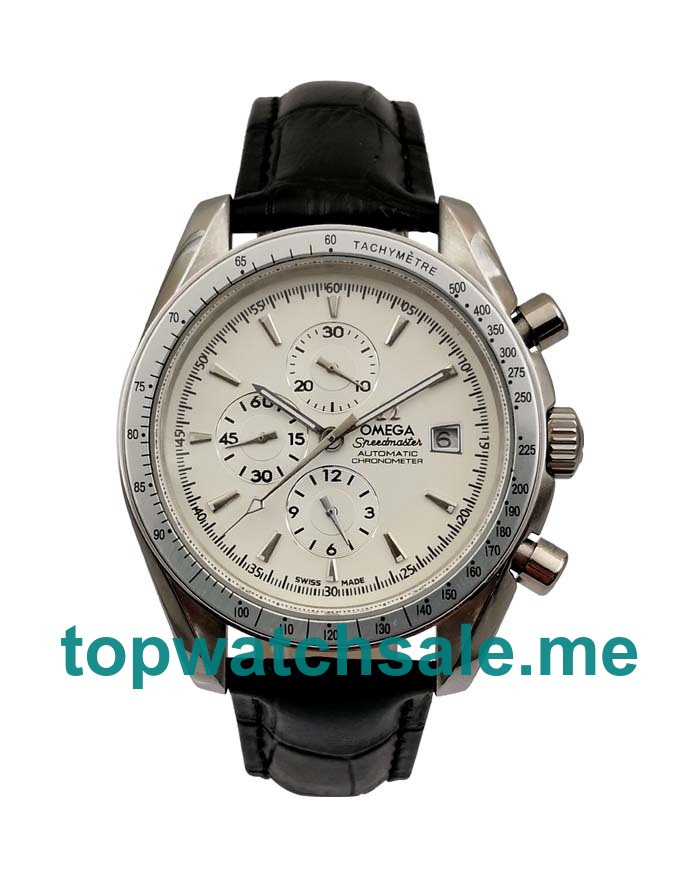 UK Best 1:1 Omega Speedmaster 3813.30.00 Replica Watches With Silver Dials For Men