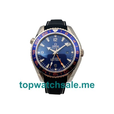 UK Cheap Omega Seamaster Planet Ocean 232.32.44.22.03.001 Replica Watches With Blue Dials For Sale
